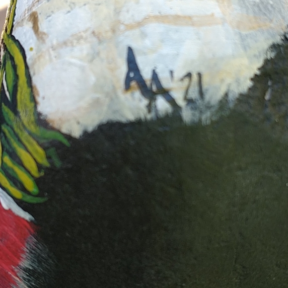 🇨🇦 Hand Painted Lighthouse Rock - Picture 6 of 7